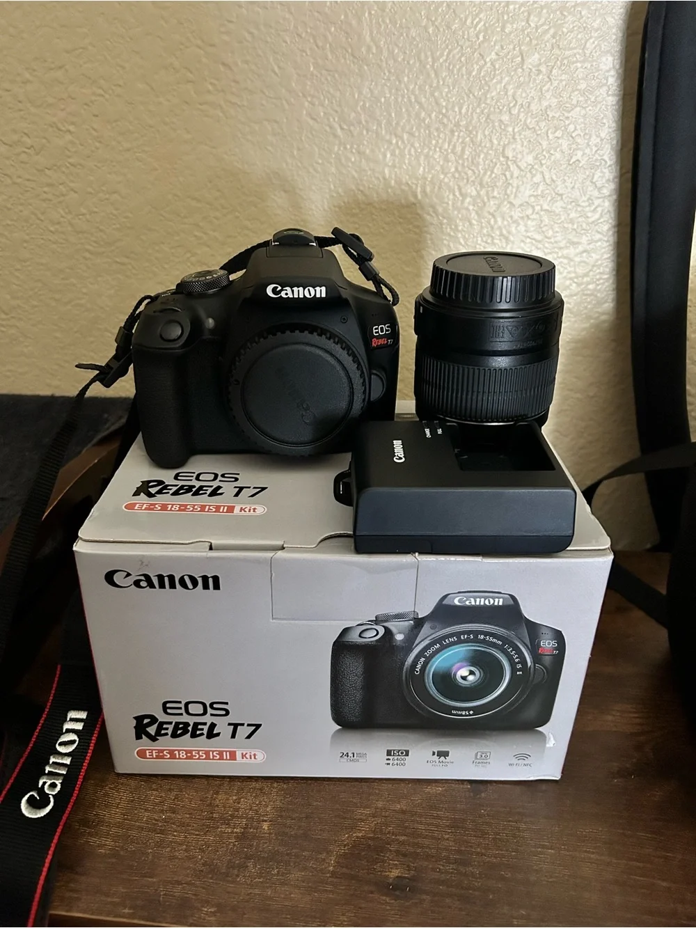 Canon EOS Rebel T7 DSLR Camera Kit - Black